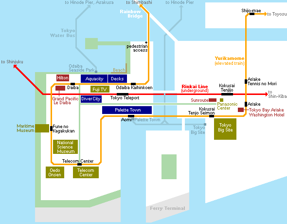 Isla de Odaiba QUE VISITAR EN TOKIO: - Isla de Odaiba en Tokyo: Cómo llegar, Visita - Foro Japón y Corea