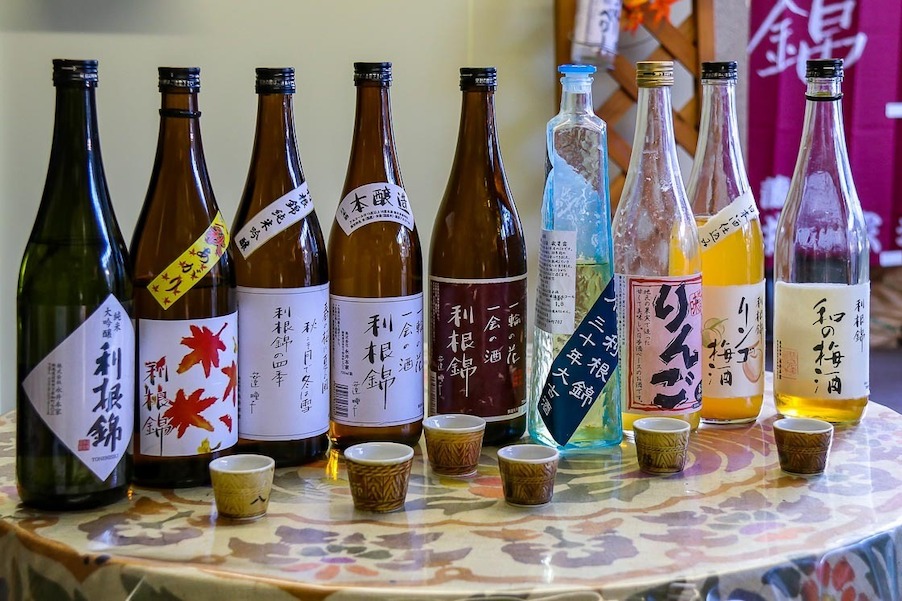 Sake, beer and wine in northern Gunma