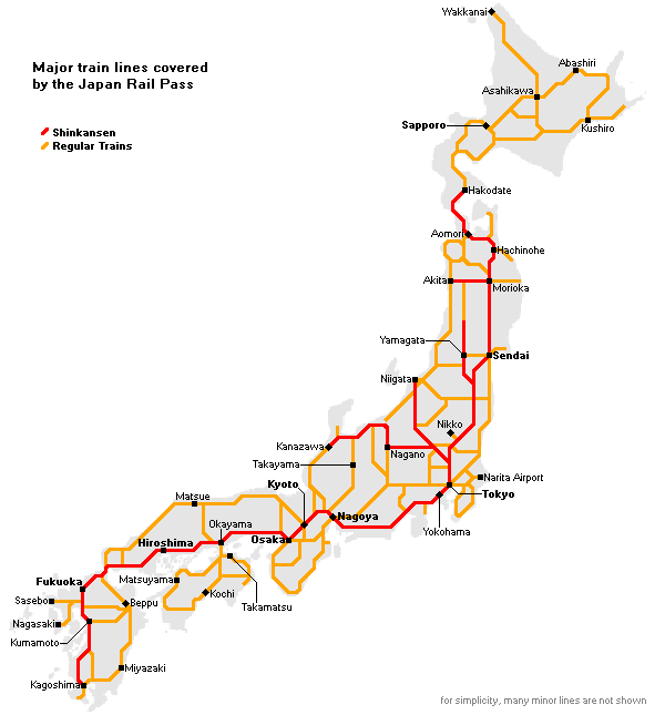 Japan Rail Pass / JR Pass- Tren en Japón - Forum Japan and Korea