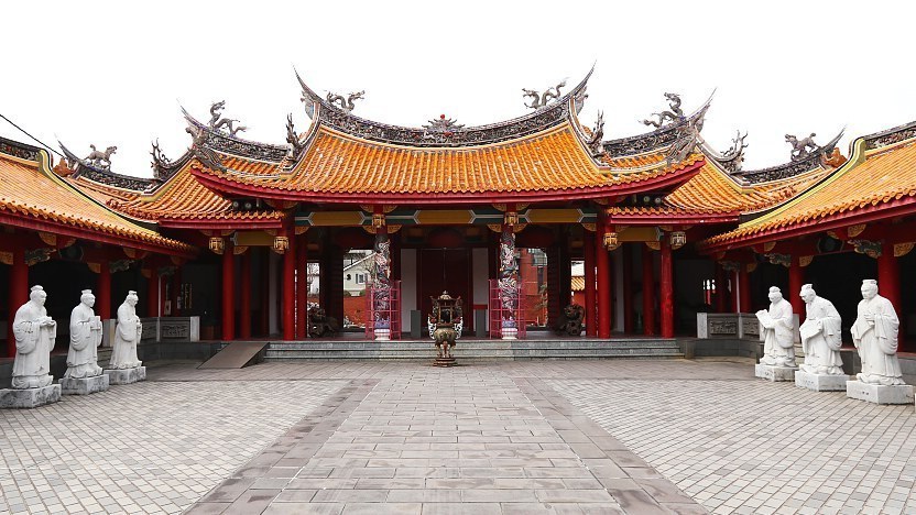 inside confucius temple