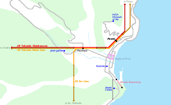 pics Atami Japan Map atami travel guide