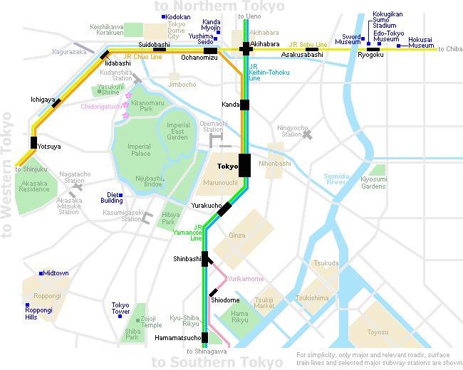Tokyo, Yurakucho paradas Línea Yamanote Tokio Japón - Forum Japan and Korea