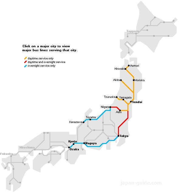 Highway Buses In Japan