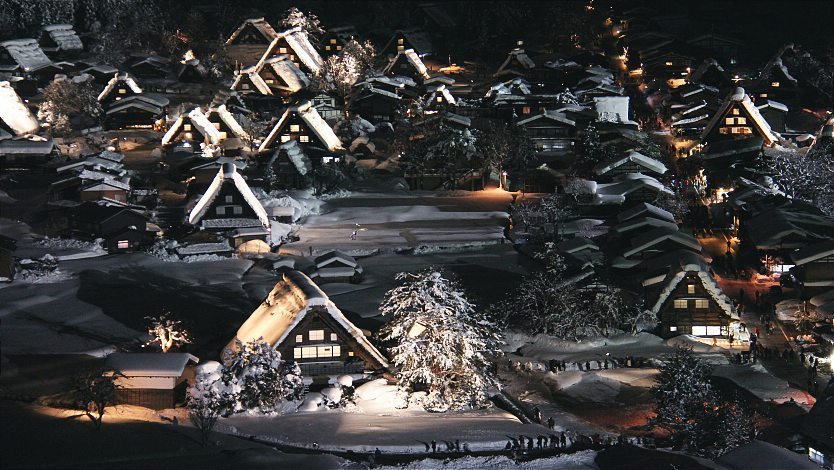 shirakawa go light up tour