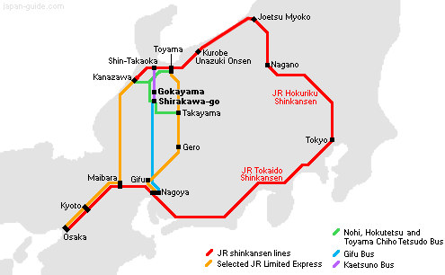 Nohi Bus: reserva, trayectos -Transporte Shirakawago- Japón - Foro Japón y Corea