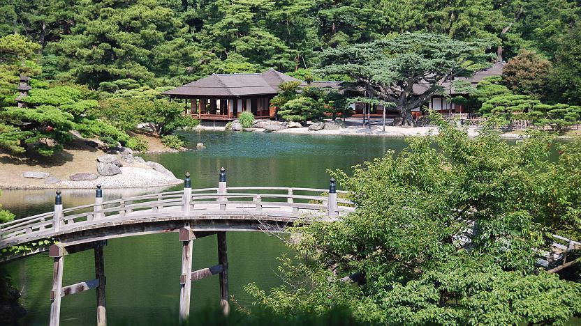 This koi pond modelled after the islands belonging to a national