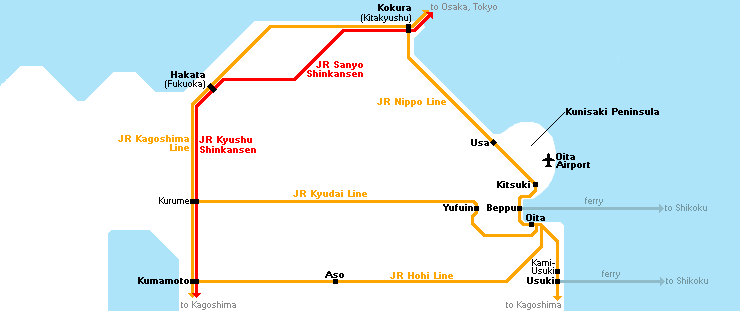 Kunisaki Peninsula Travel Access Transportation And Orientation