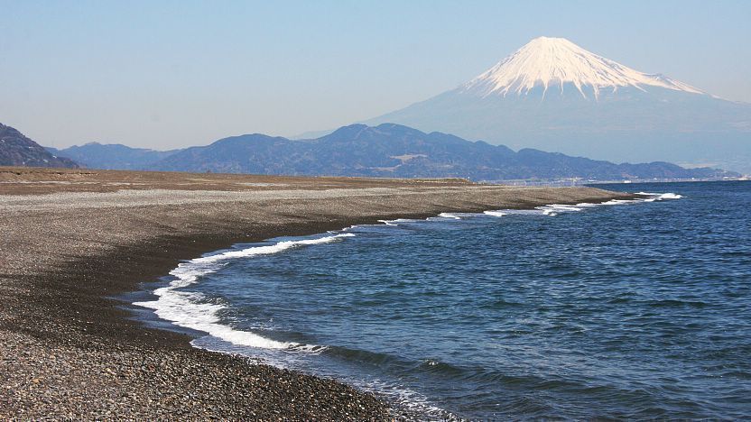 Miho no Ura Bay in Suruga Province