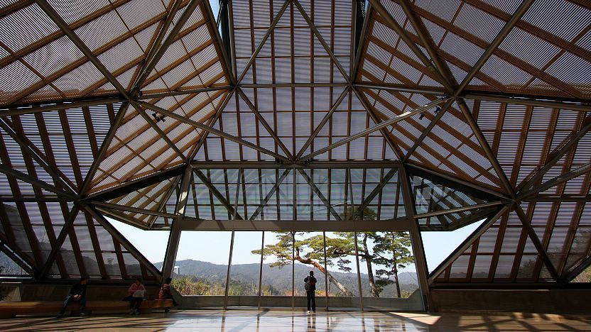 MIHO MUSEUM Japan, MIHO MUSEUM Entrance, 2016