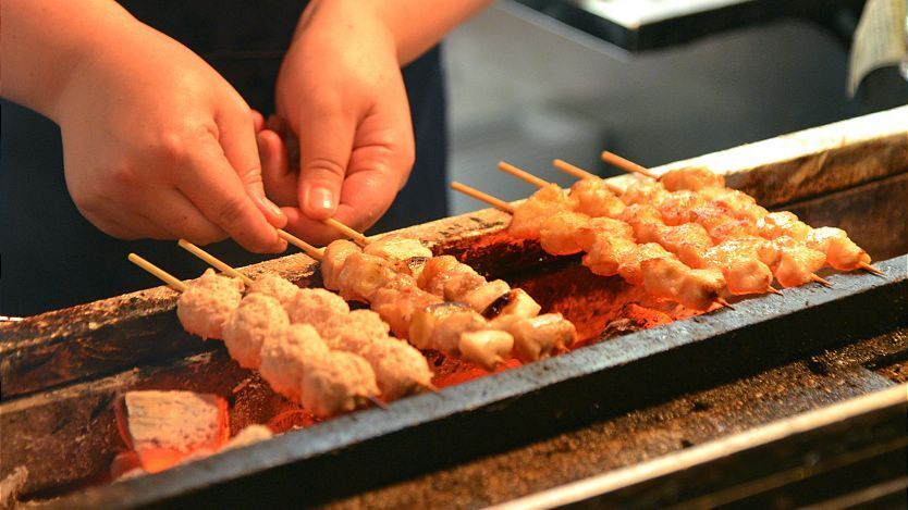 Buy Yakitori Skewered Chicken Thigh (8 pieces)