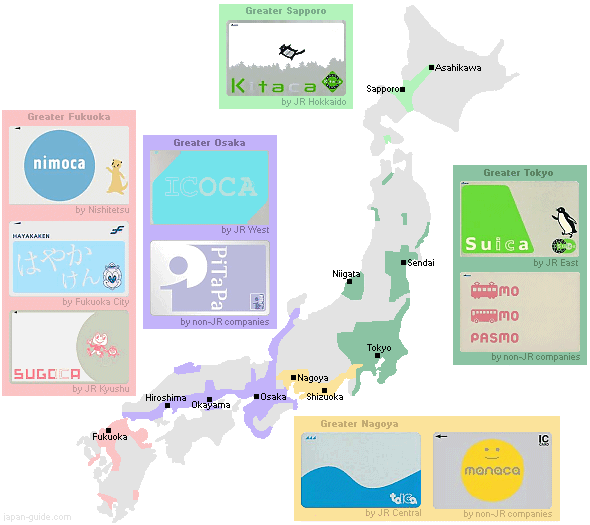 suica travel card japan