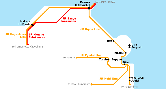 Beppu Travel Access Orientation And Transportation