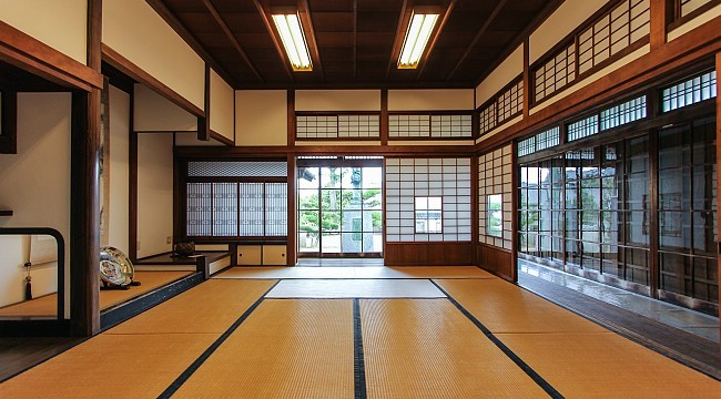 Traditional Japanese-style tatami rooms