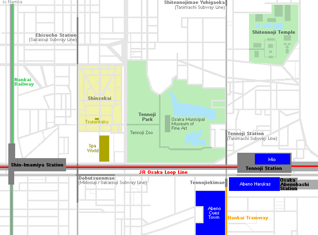 parada Tennoji de Osaka Loop Line Tren Osaka - Osaka Loop Line Tren incluido JR Pass -Transporte en Japón - Foro Japón y Corea