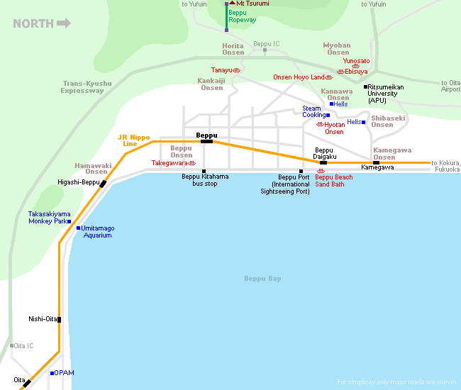 Beppu Travel Access Orientation And Transportation