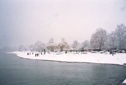 Kitsilano Beach by winter