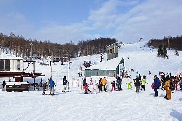 skiing and snowboarding in